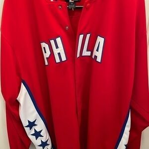 Red and White Varsity Jacket